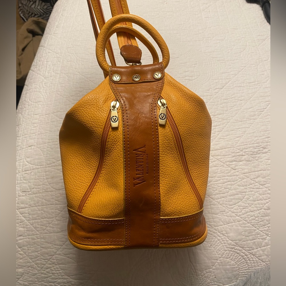 Valentina | leather backpack/purse